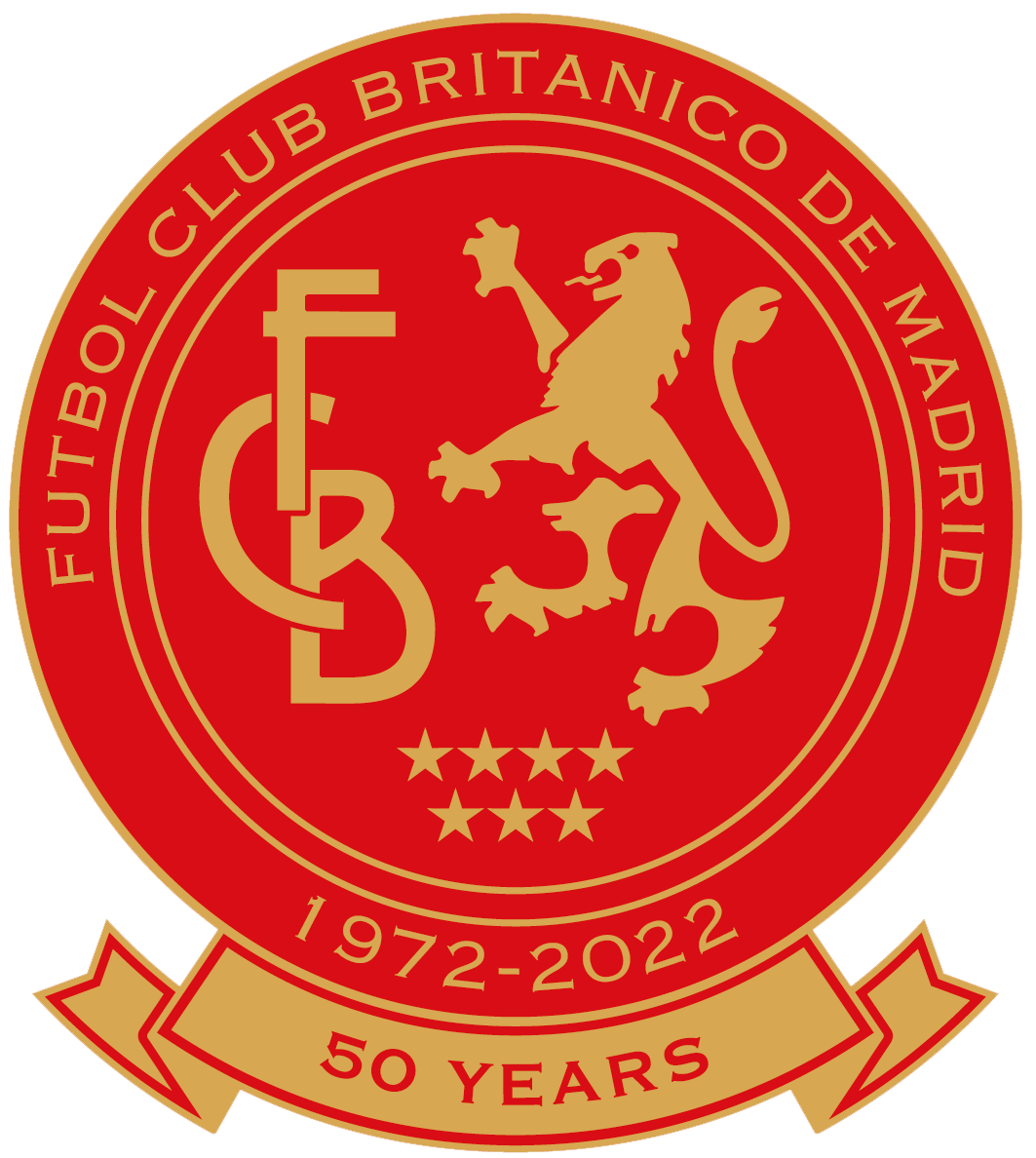 FC Británico de Madrid 50th Century badge 1972-2022